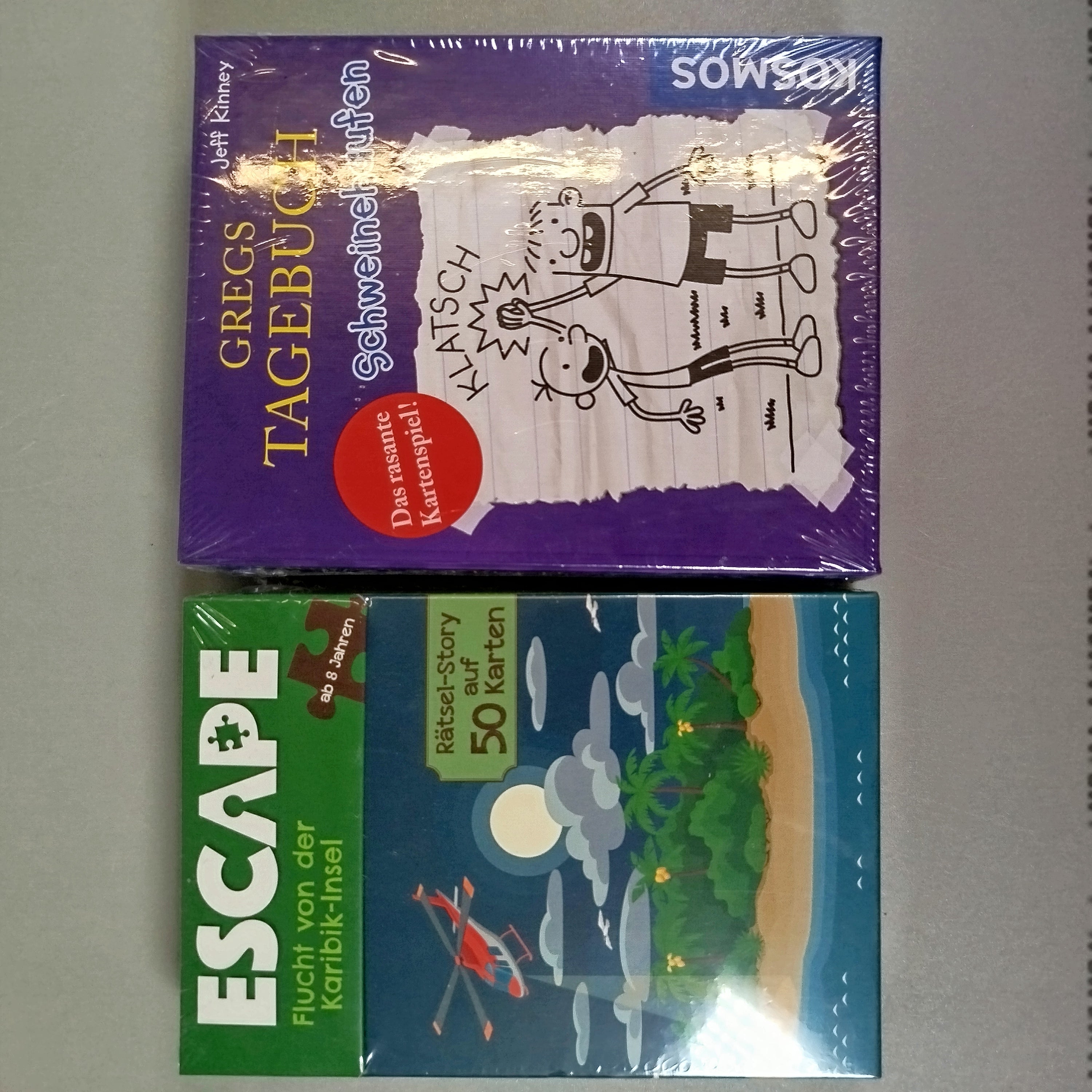 Kartenspiele Set - Gregs Tagebuch + Escape